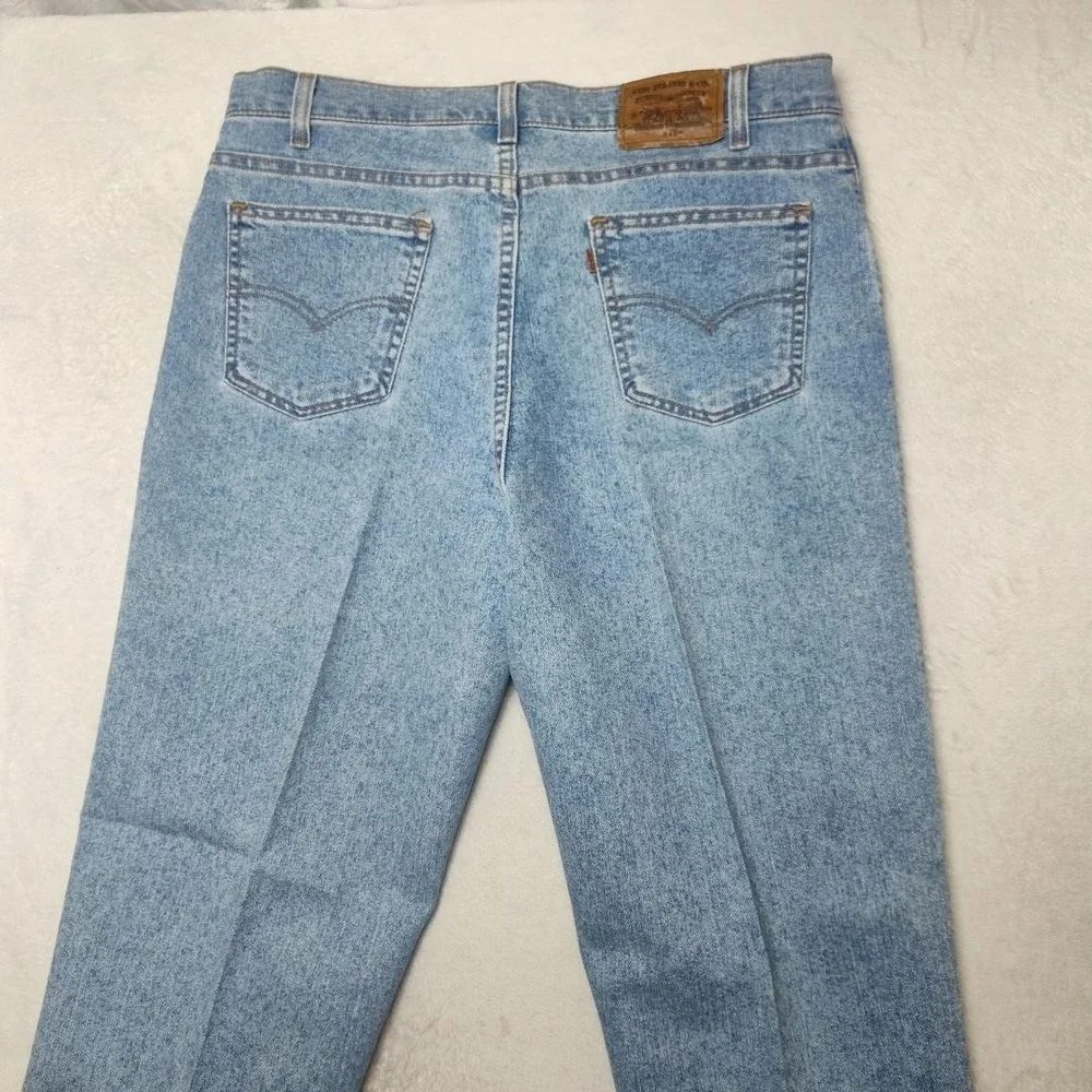 Vintage Levis 540 Jeans Mens 36x29 Blue Relaxed Straight Acid Wash 90s Denim USA